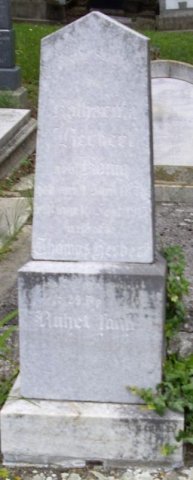 Herbert Thomas 1868-1946 Koenig Kath 1878-1915 Grabstein